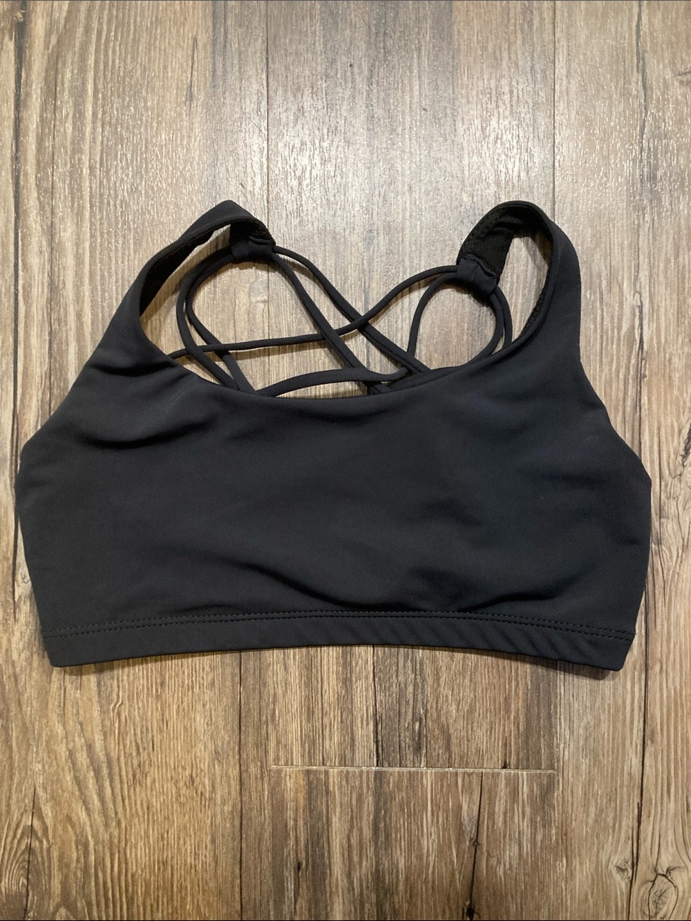 Onzie Black Strappy Sports Bra